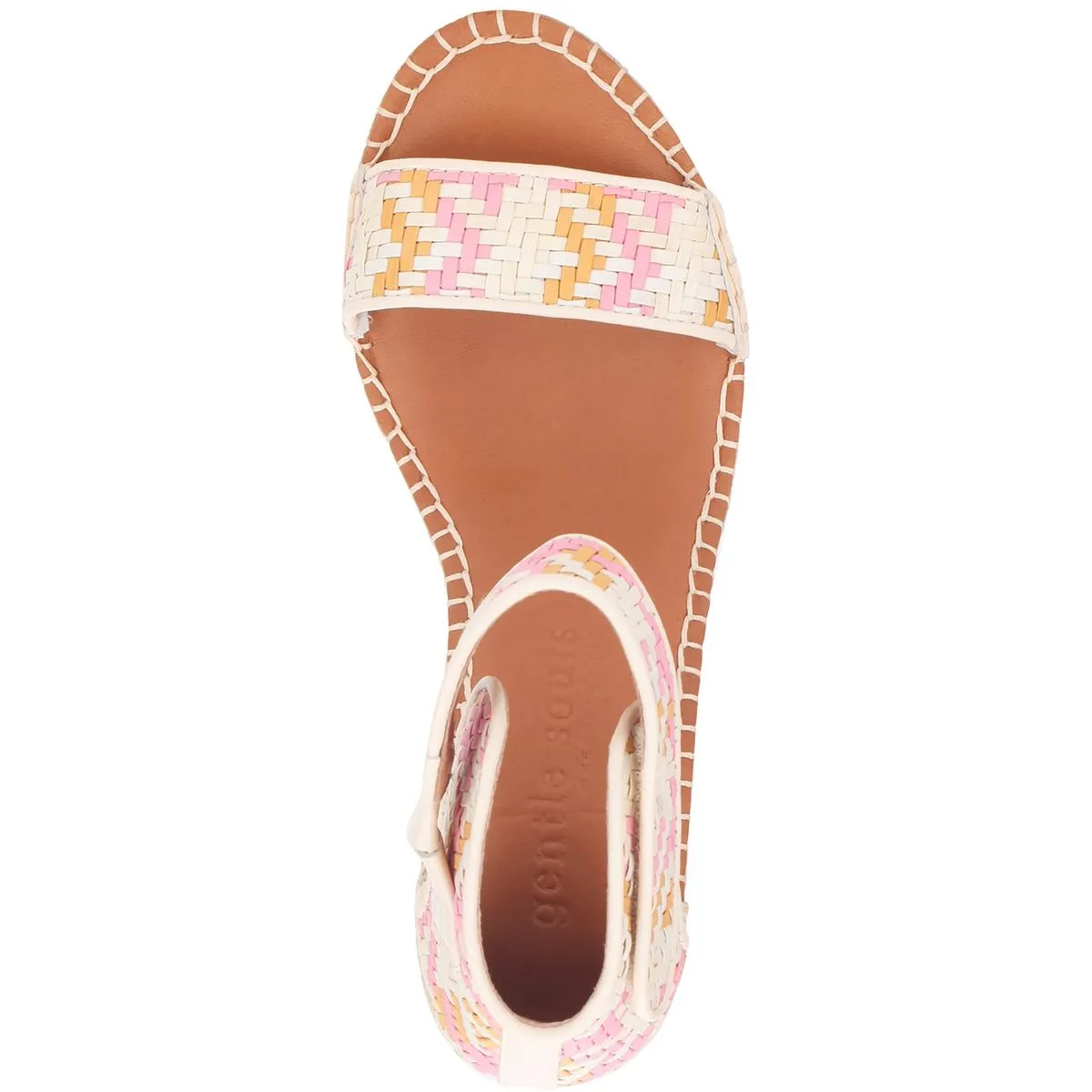 Gentle Souls by Kenneth Cole Womens Charli Cushioned Footbed Espadrilles