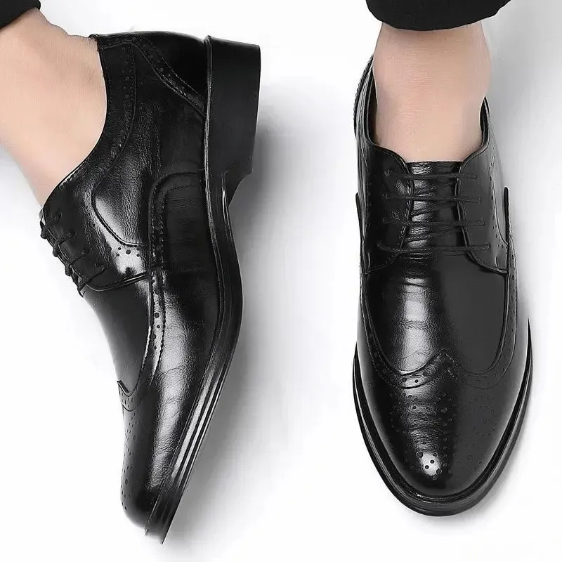 Handcrafted Mens Oxford Shoes Business Formal Classic Shoes