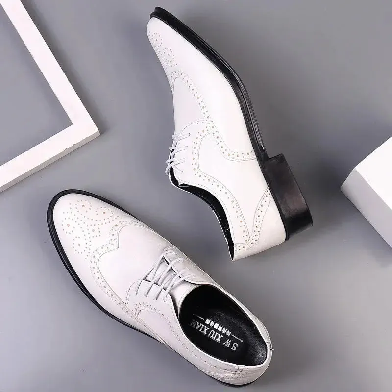 Handcrafted Mens Oxford Shoes Business Formal Classic Shoes