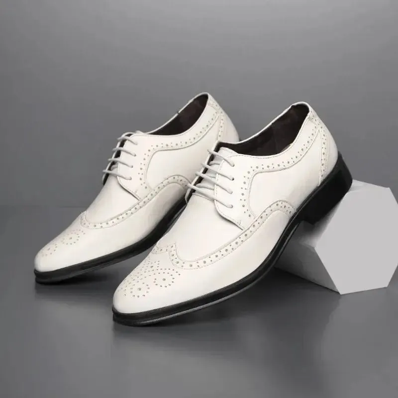 Handcrafted Mens Oxford Shoes Business Formal Classic Shoes