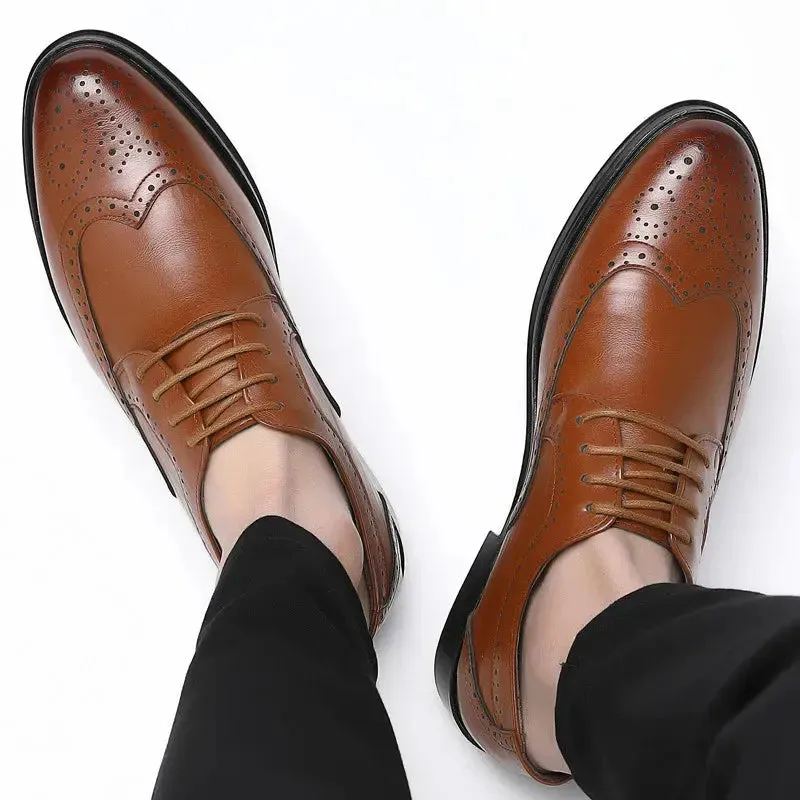 Handcrafted Mens Oxford Shoes Business Formal Classic Shoes
