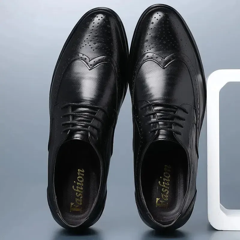 Handcrafted Mens Oxford Shoes Business Formal Classic Shoes
