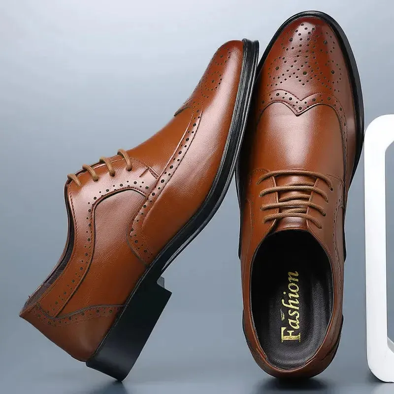 Handcrafted Mens Oxford Shoes Business Formal Classic Shoes