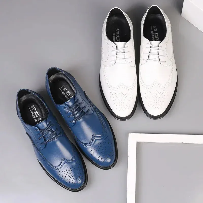 Handcrafted Mens Oxford Shoes Business Formal Classic Shoes