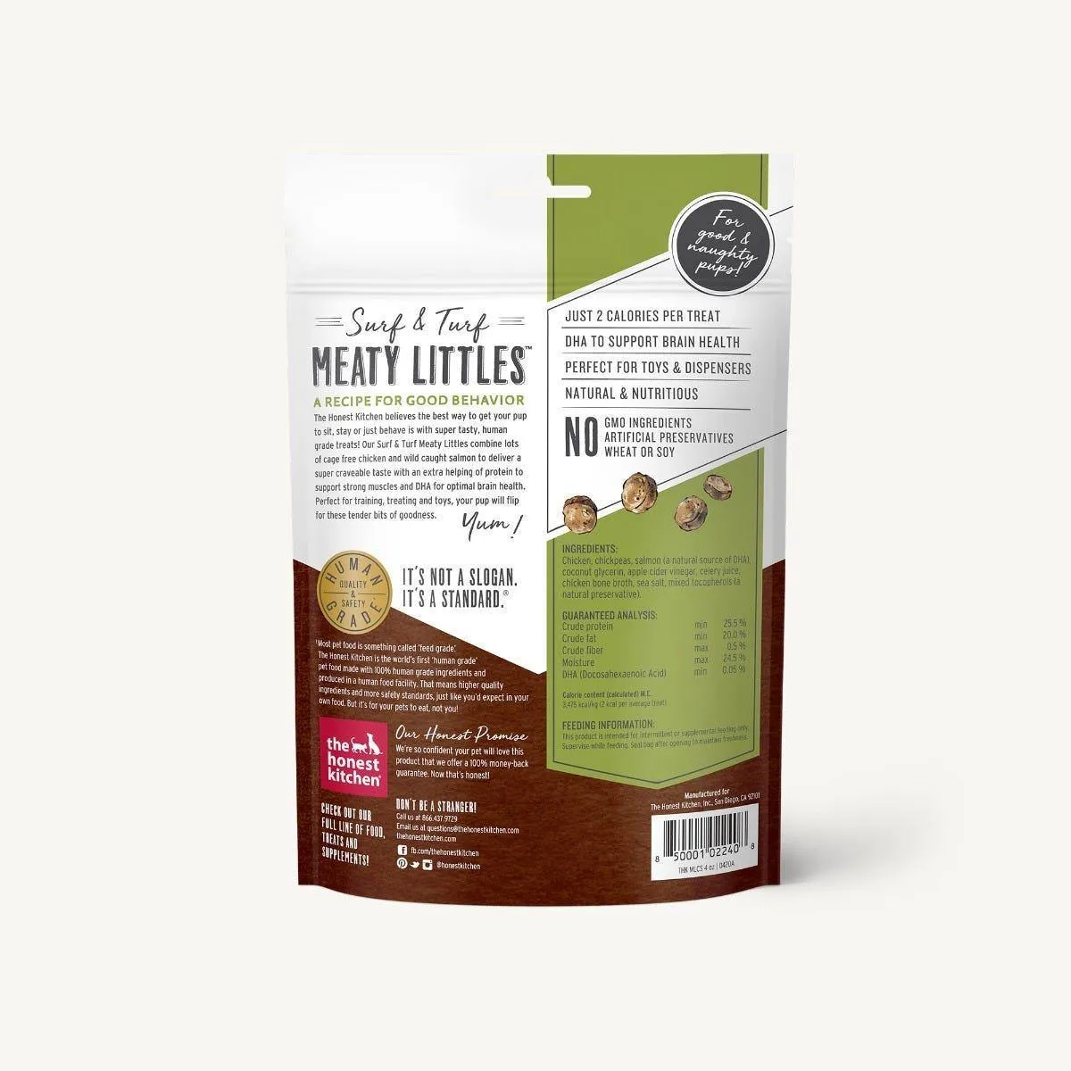 Honest Kitchen Surf & Turf Meaty Littles - Chicken & Salmon 113g
