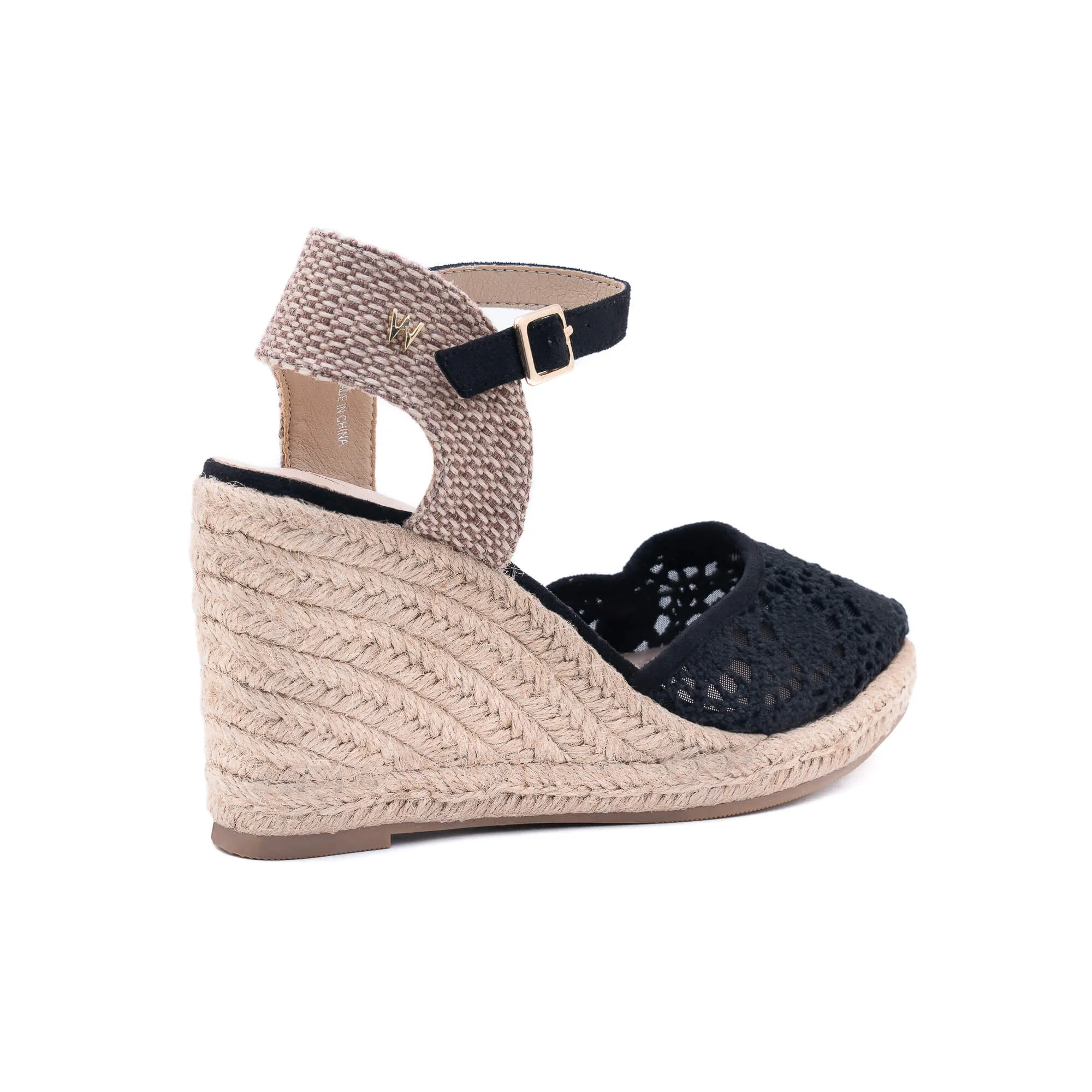 Joy Black Corda Espadrilles