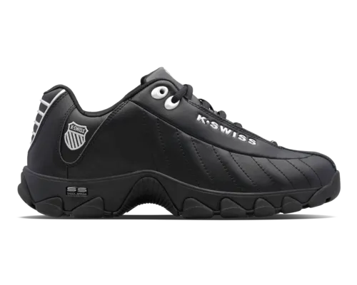 K-Swiss Kids St329 Black Silver-Xw Shoes
