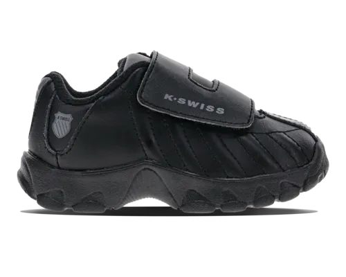 K-Swiss Kids St329 Strap Black Shoes