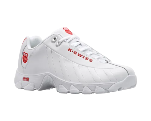 K-Swiss Kids St329 White Mars Red-Xw Shoes