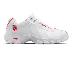 K-Swiss Kids St329 White Mars Red-Xw Shoes