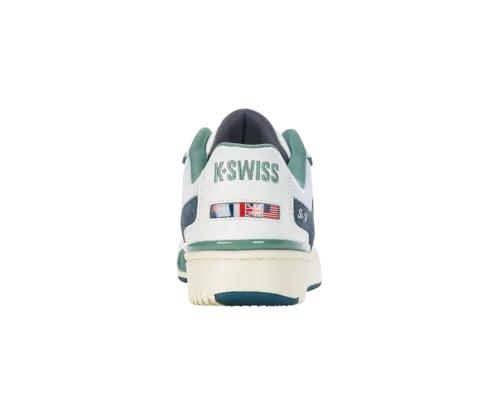 K-Swiss Men's Si-18 Rival Brilliant White Ashleigh Blue Beryl Green Shoes