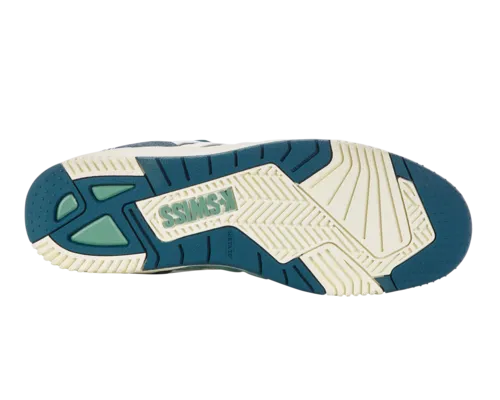 K-Swiss Men's Si-18 Rival Brilliant White Ashleigh Blue Beryl Green Shoes