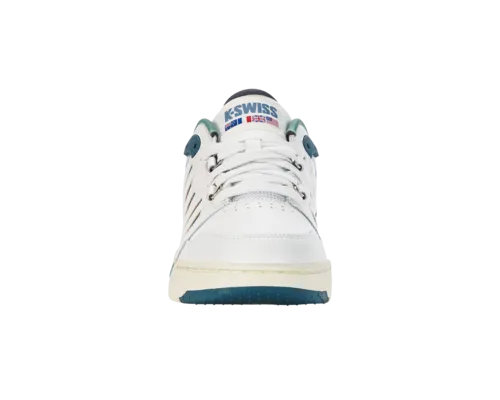 K-Swiss Men's Si-18 Rival Brilliant White Ashleigh Blue Beryl Green Shoes