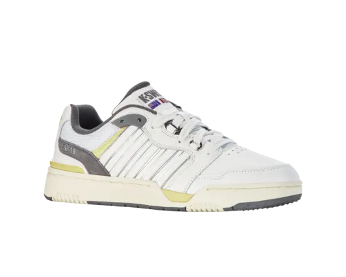 K-Swiss Men's Si-18 Rival Brilliant White Charcoal Lemon Meringue Shoes