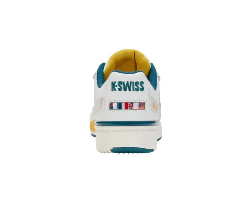 K-Swiss Men's Si-18 Rival Brilliant White Deep Lagoon Daylily Shoes