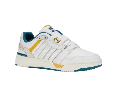 K-Swiss Men's Si-18 Rival Brilliant White Deep Lagoon Daylily Shoes