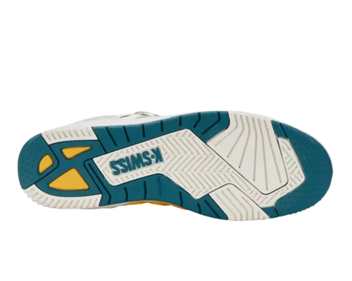 K-Swiss Men's Si-18 Rival Brilliant White Deep Lagoon Daylily Shoes