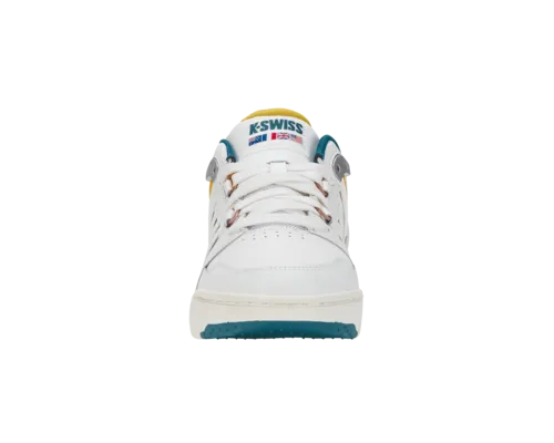 K-Swiss Men's Si-18 Rival Brilliant White Deep Lagoon Daylily Shoes