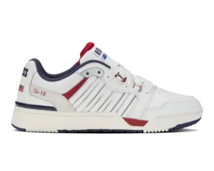 K-Swiss Men's Si-18 Rival Brilliant White Tibetan Red Peacoat Shoes