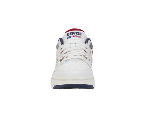 K-Swiss Men's Si-18 Rival Brilliant White Tibetan Red Peacoat Shoes