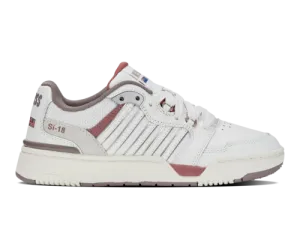 K-Swiss Women's Si-18 Rival Brilliant White Withered Rose Cinder Shoes