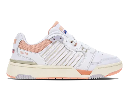 K-Swiss Women's Si-18 Rival White Almost Apricot Whisper White Shoes