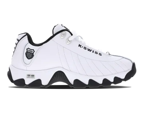 K-Swiss Women's St329 White Black Shoes