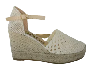 Kanna - Crochet Espadrille White