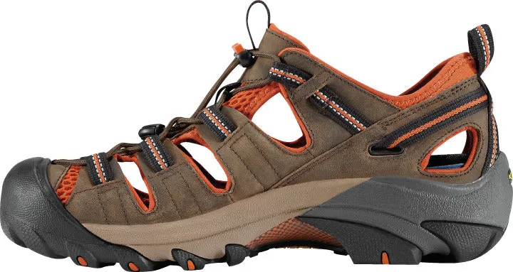 'Keen Outdoor' Men's Arroyo II Sandal - Black Olive / Bombay Brown