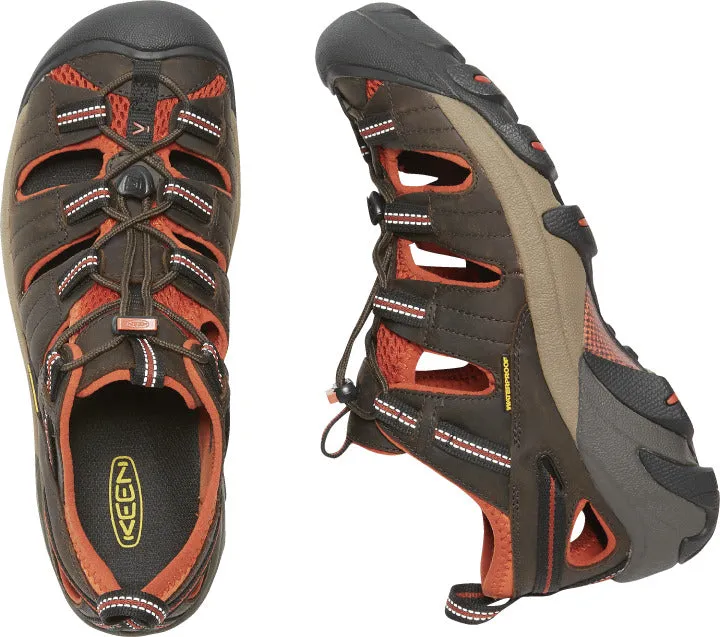 'Keen Outdoor' Men's Arroyo II Sandal - Black Olive / Bombay Brown