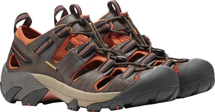 'Keen Outdoor' Men's Arroyo II Sandal - Black Olive / Bombay Brown