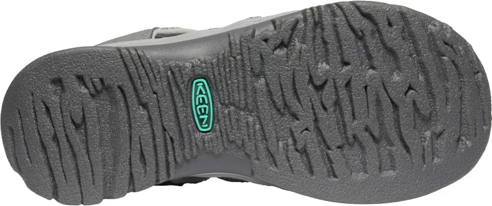 'Keen Outdoor' Women's Whisper Sandal - Medium Grey / Peacock Green