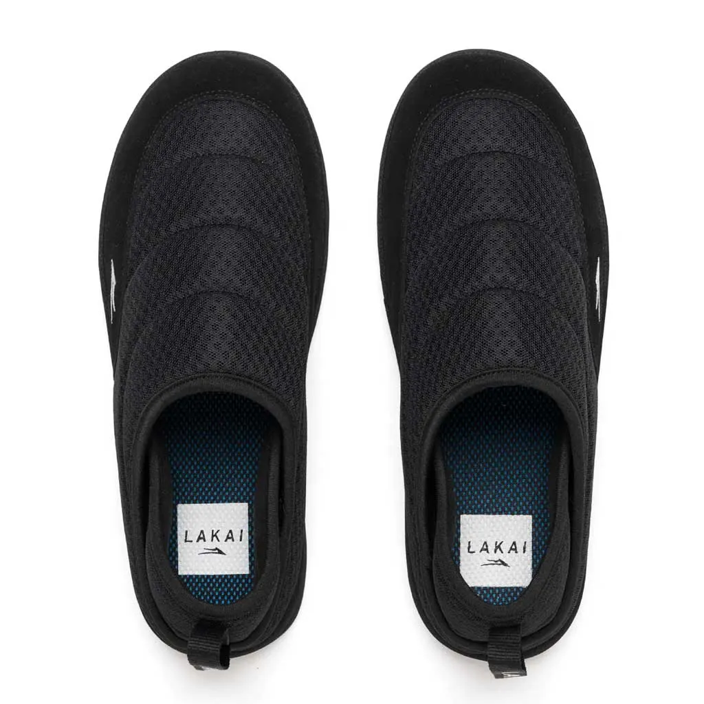 Lakai Owen Slipper - Black Mesh