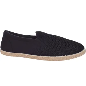 Lambretta Kyak Knit Espadrilles - Black