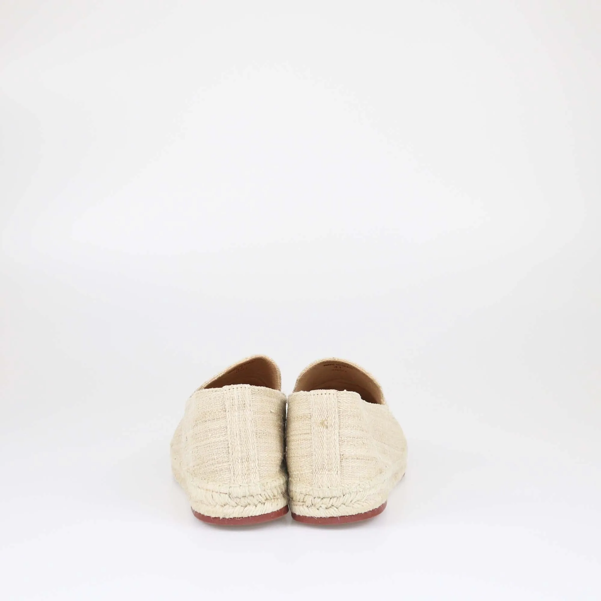 Loro Piana Beige Raffia Espadrilles Seaside Walk Loafers