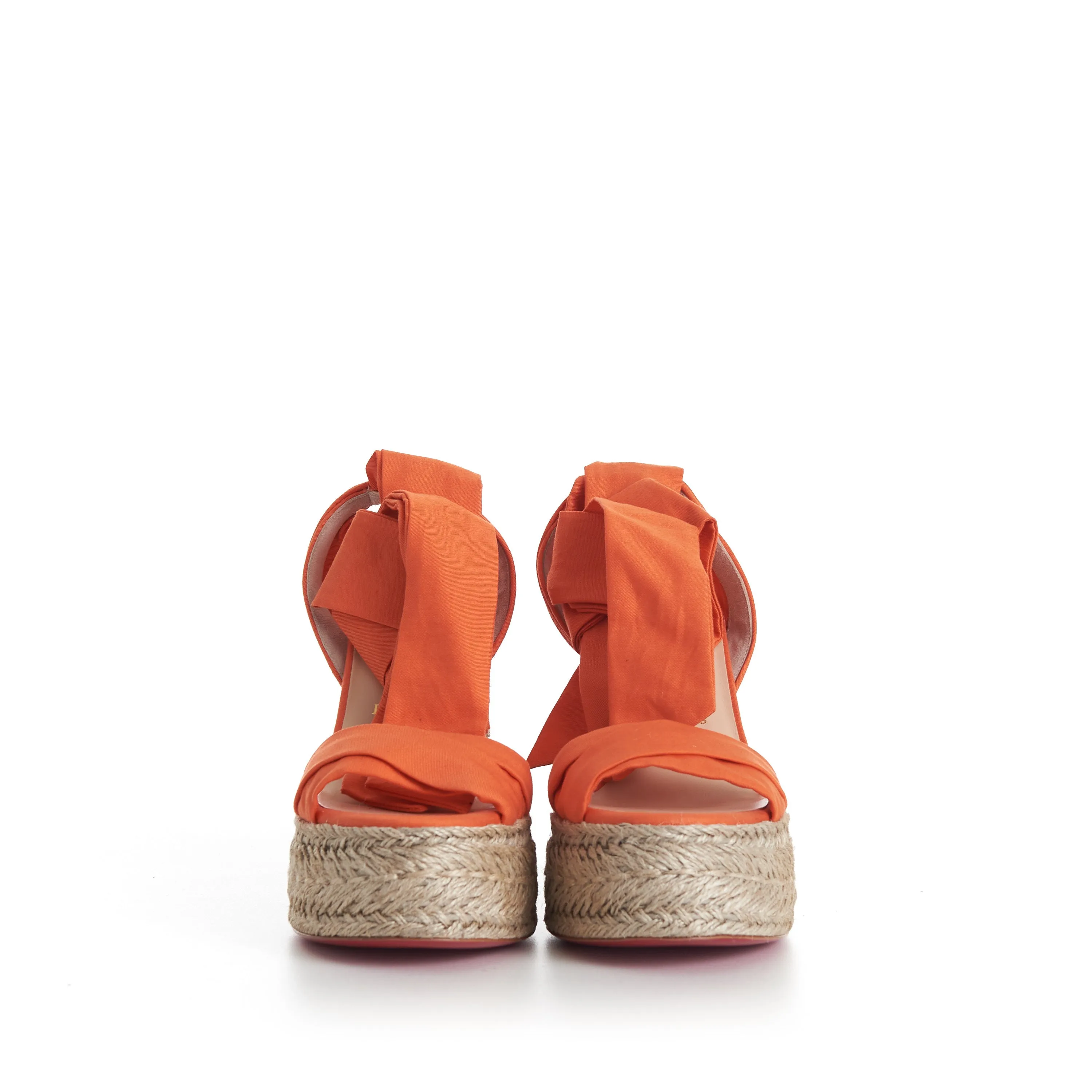 Mariza Du Désert 130mm Espadrilles - Gabardine - Orange