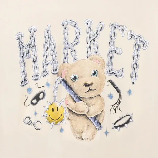 Market Soft Core Bear T-Shirt - Ecru