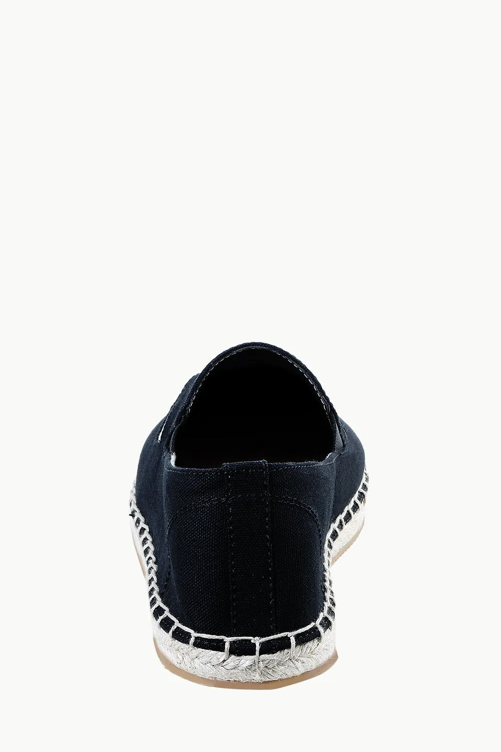 Mens Black Eye Patched Espadrilles