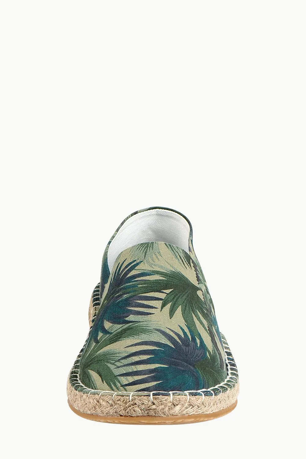 Men's Island Print Green Espadrilles