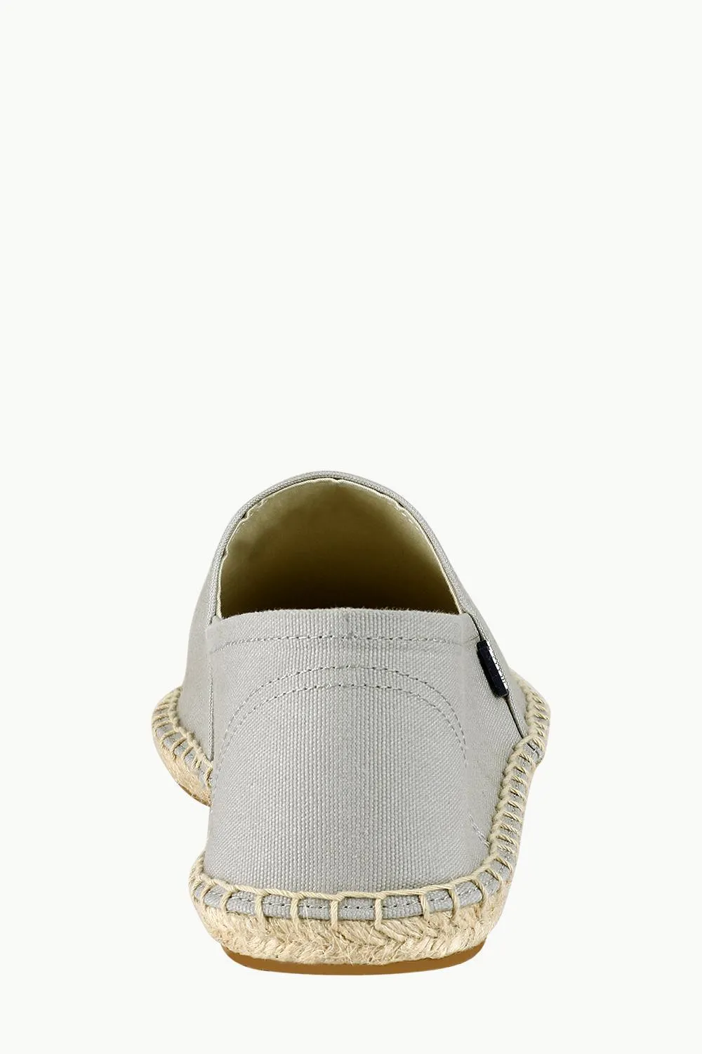 Men's Light Grey Canvas Basque Espadrilles