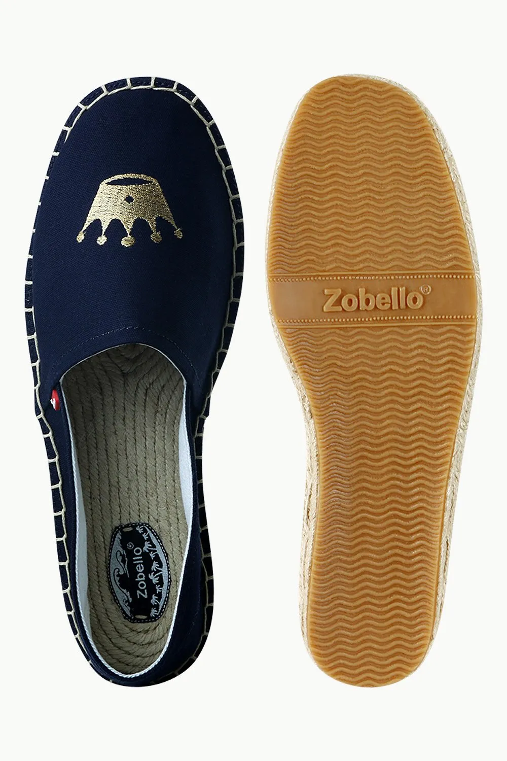 Men's Navy Crown Tag Espadrilles
