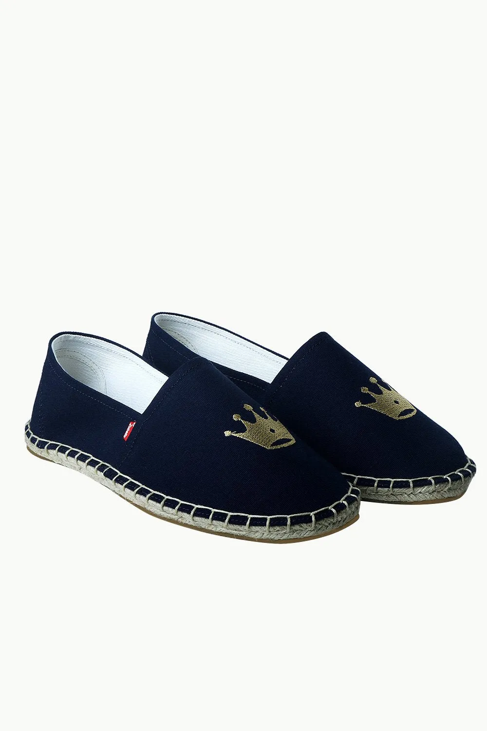 Men's Navy Crown Tag Espadrilles