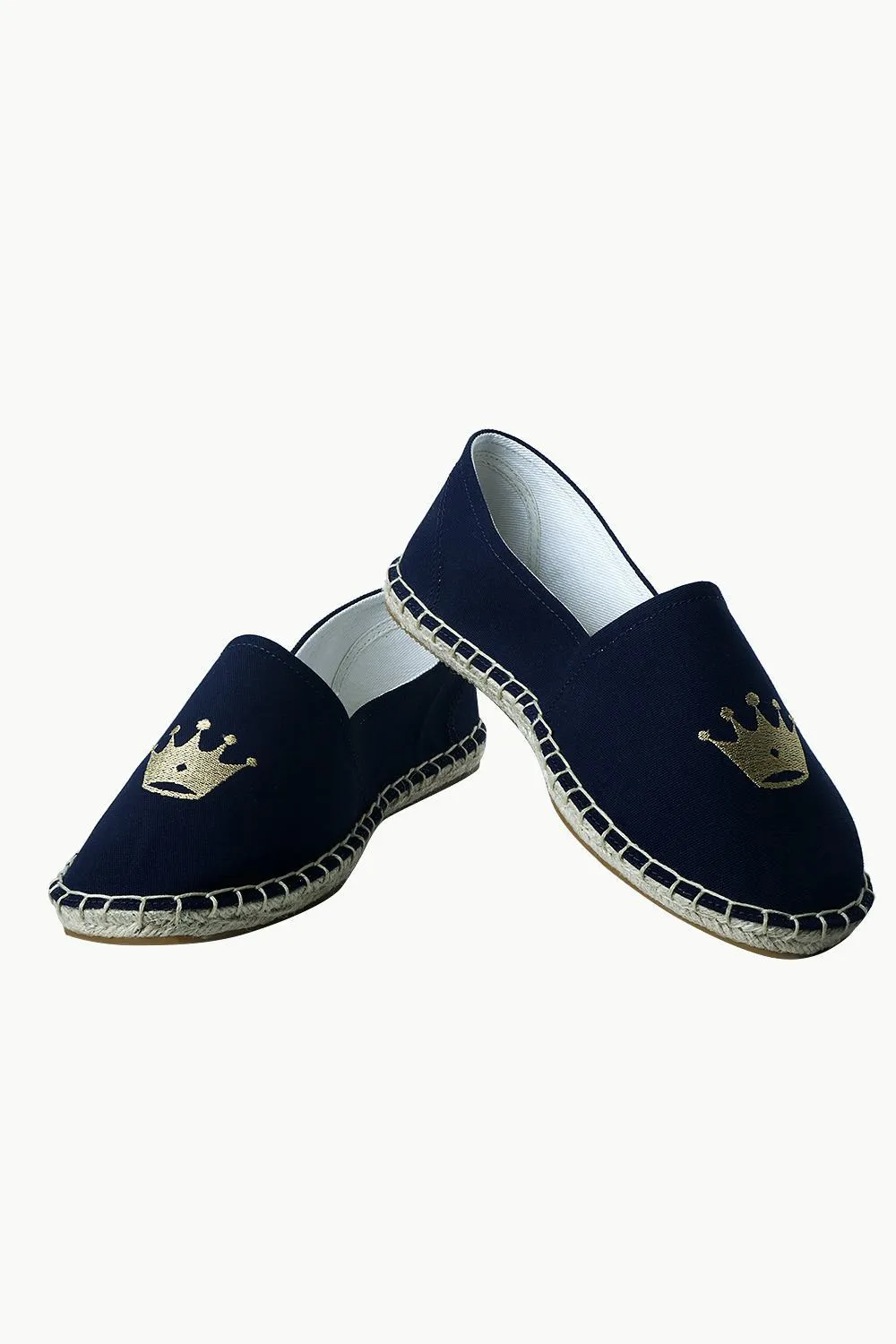 Men's Navy Crown Tag Espadrilles