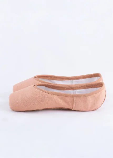Nikolay Katya, Canvas, Ballet Pink, Super Soft Shank Pointe Shoe