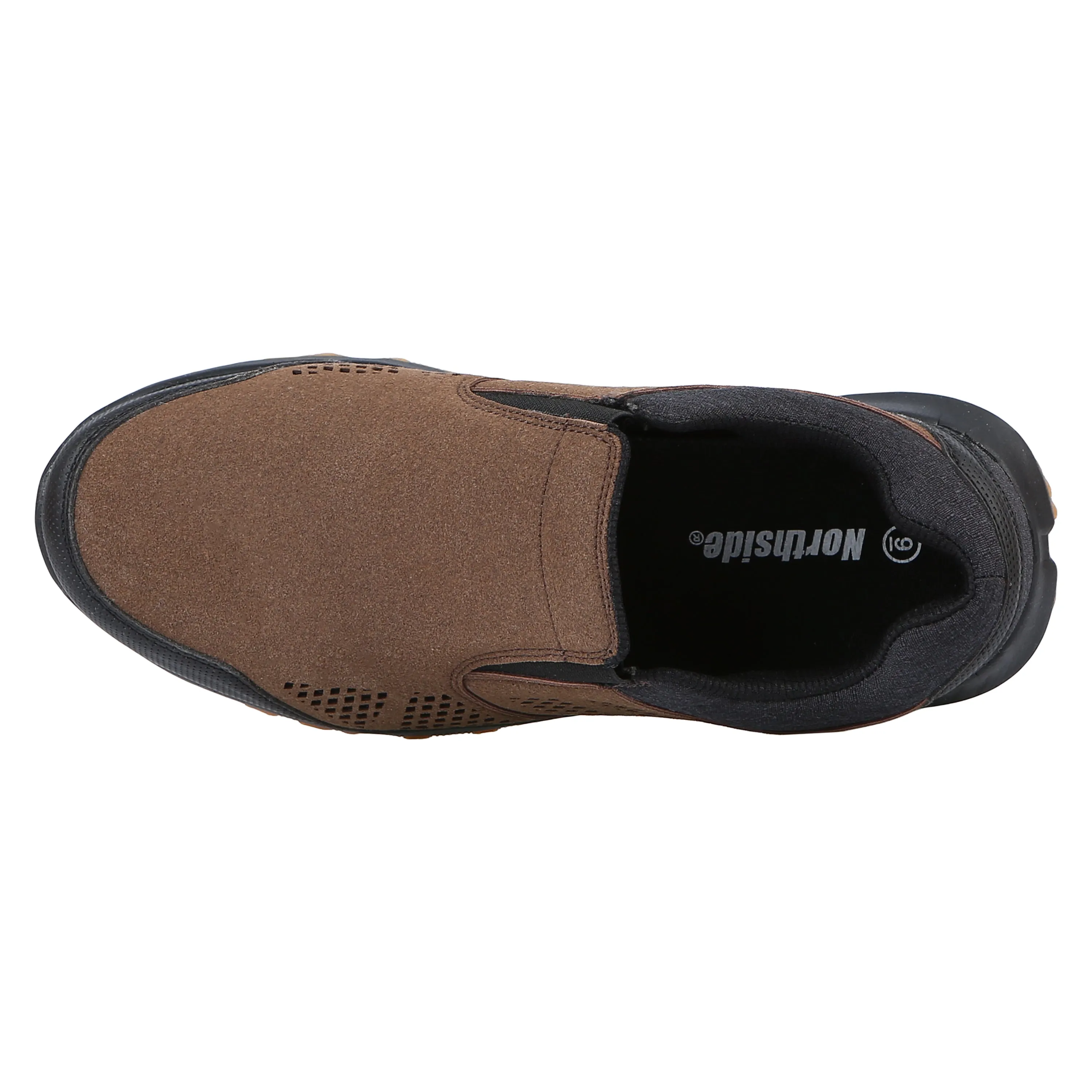 'Northside' Men's Benton Slip On Moc - Brown / Black