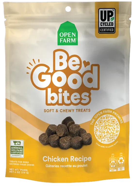 Open Farm Be Good Bites Chicken Recipe 6-oz, Dog Treat
