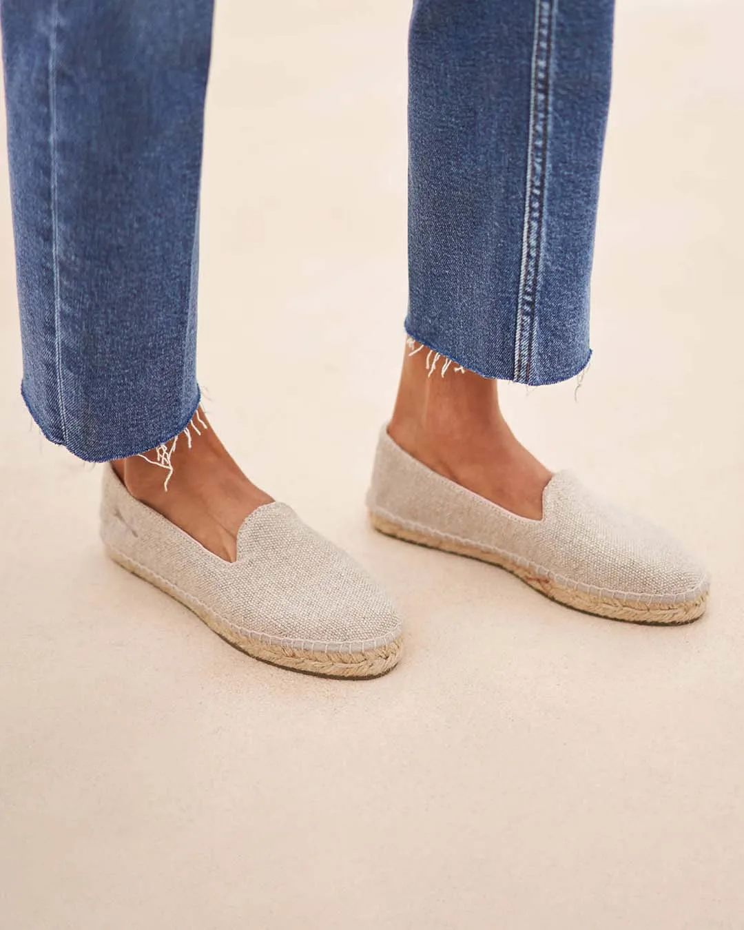 Organic Hemp Flat Espadrilles - O71N0 - La Havana Natural