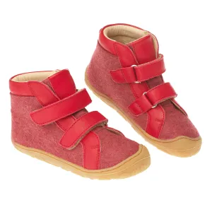 Organic Wool Felt Shoes - Bordeaux - 23-28