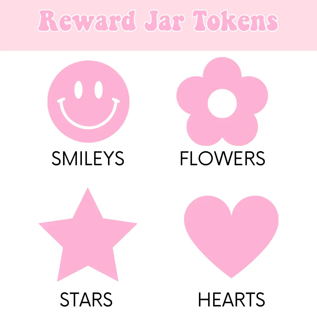 Personalized Reward Jar and Tokens, Positive Behavior Chart for Classroom, Stars Reward Jar for KidsThe Star Jar Behavior Chart for Kids at Home PY14