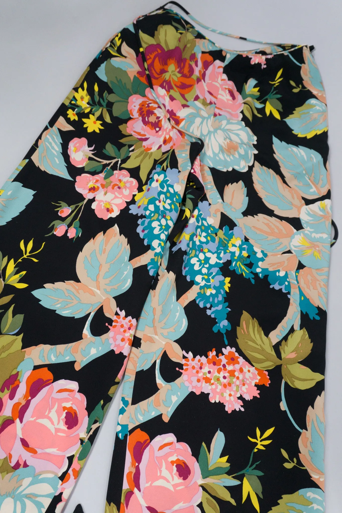 Portfolio Silk Floral Wrap Pant